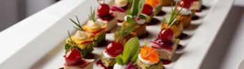 catering canapes high end